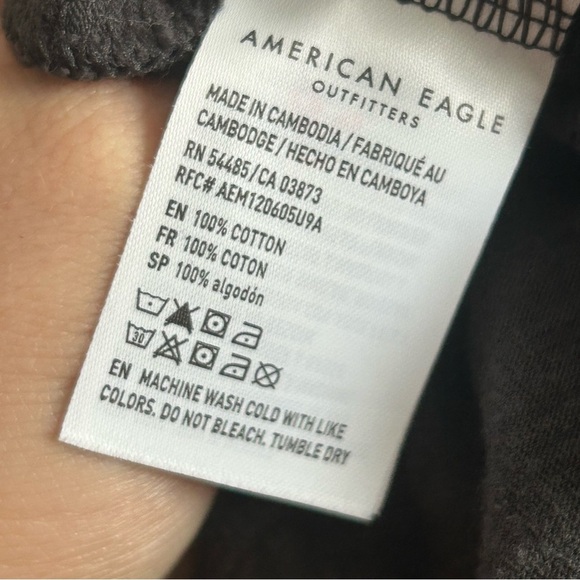 American Eagle cropped tank top. Size medium. - Picture 4 of 4